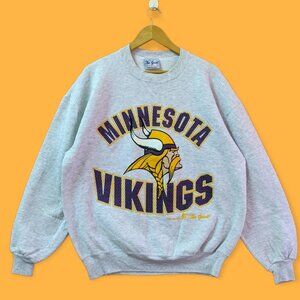 Vintage 1994 Minnesota Vikings Big Logo Crewneck Sweatshirt, Minnesota Vikings